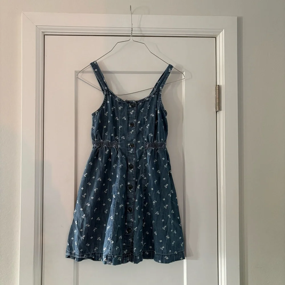 GAP Kids‎ • Denim Dress with Flowers
